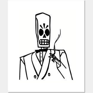 Manny Calavera Grim Fandango Posters and Art